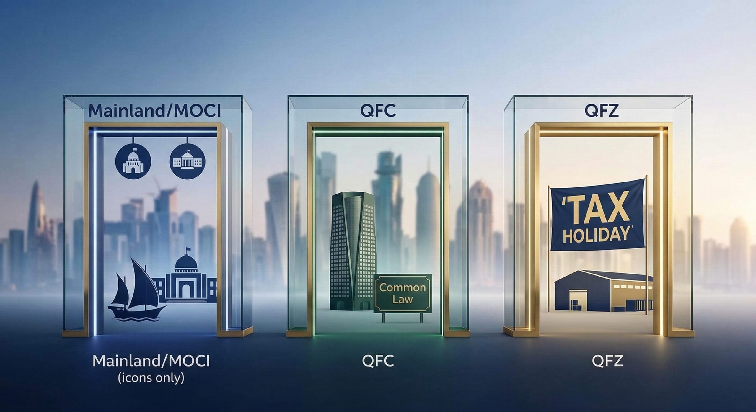 Mainland vs. QFC vs. Qatar Free Zones: Choosing the Right Jurisdiction for Your Business